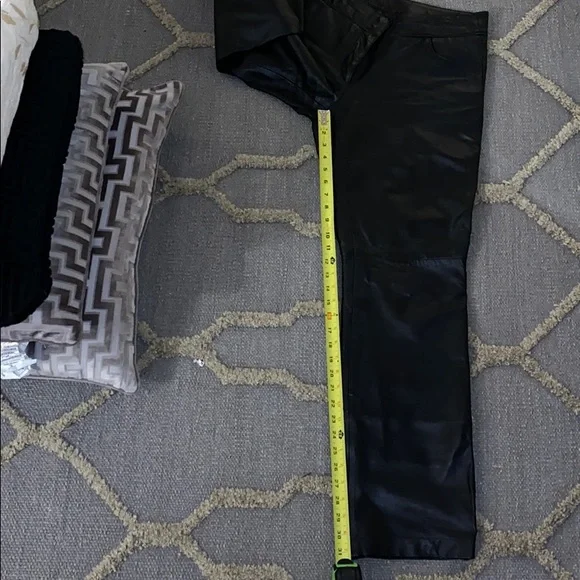 Saks Fifth Avenue Leather Pants - Picture 8 of 8